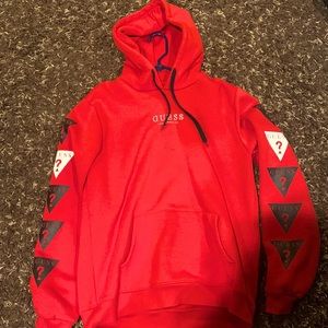 Red Guess hoodie